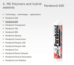 'Parabond MS Polymers/Hybrids' image